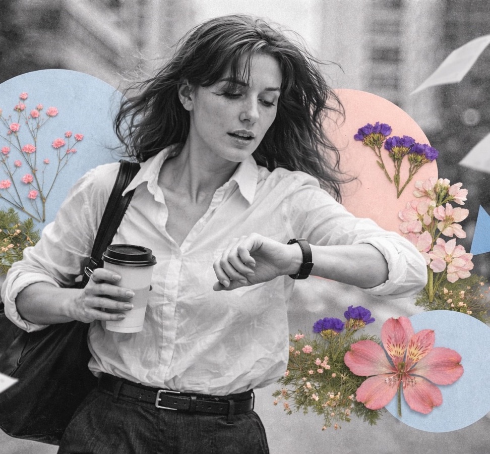 A quiet interior reflecting inner rush